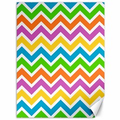 Chevron Pattern Design Texture Canvas 36  X 48  by Pakrebo