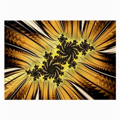 Fractal Art Colorful Pattern Large Glasses Cloth (2-side) by Pakrebo