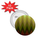 Zig Zag Chevron Classic Pattern 1.75  Buttons (10 pack) Front