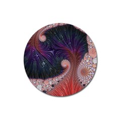 Fractal Art Artwork Design Magnet 3  (round) by Pakrebo