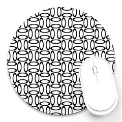 Ellipse Pattern Ellipse Dot Pattern Round Mousepads by Pakrebo