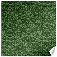 Damask Pattern Victorian Vintage Canvas 16  X 16  by Pakrebo