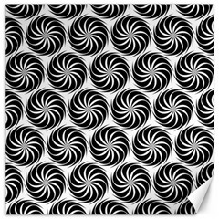 Pattern Swirl Spiral Repeating Canvas 20  X 20  by Pakrebo