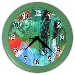 Garden 2 Color Wall Clock by WILLBIRDWELL