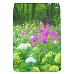 Annabella Hydrangeas And Purple Garden Landscape Removable Flap Cover (l) by myrubiogarden