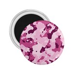 Standard Violet Pink Camouflage Army Military Girl 2.25  Magnets Front