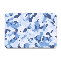 Standard Light Blue Camouflage Army Military Small Doormat  by snek