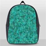 Turquoise School Bag (Large) Front