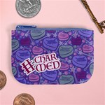 Charmed (purple pattern) Coin Change Purse Front