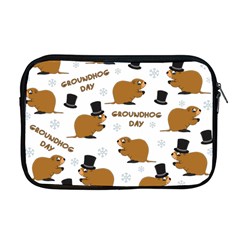 Groundhog Day Pattern Apple Macbook Pro 17  Zipper Case by Valentinaart