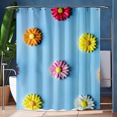 Daisy Shower Curtain 60  X 72  (medium)  by WensdaiAmbrose