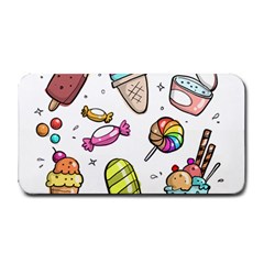 Doodle Cartoon Drawn Cone Food Medium Bar Mats by Pakrebo