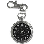 Sushi Pattern - Greyscale Key Chain Watches Front