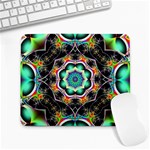 Fractal Chaos Symmetry Psychedelic Large Mousepads Front