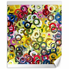 Pattern Background Abstract Color Canvas 16  X 20  by Pakrebo