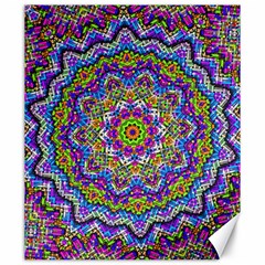 Farbenpracht Kaleidoscope Canvas 20  X 24  by Pakrebo