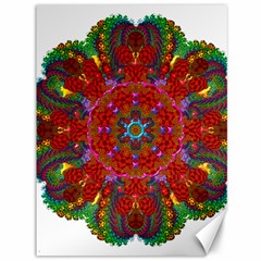 Mandala Fractal Graphic Design Canvas 36  X 48  by Pakrebo