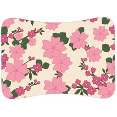 Floral Vintage Flowers Wallpaper Velour Seat Head Rest Cushion by Mariart