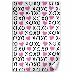 Xo Valentines Day Pattern Canvas 20  X 30  by Valentinaart