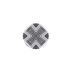 Pattern Tile Repeating Geometric 1  Mini Buttons by Pakrebo