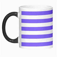 Lilac Purple Stripes Morph Mugs by snowwhitegirl