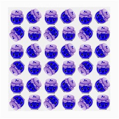 Kawaii Blueberry Jam Jar Pattern Medium Glasses Cloth by snowwhitegirl