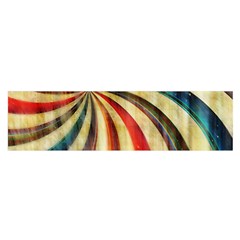 Abstract Rainbow Swirl Satin Scarf (oblong) by snowwhitegirl