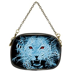 Animals Leopard Fractal Photoshop Chain Purse (two Sides) by Pakrebo