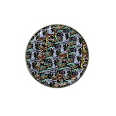 Comic Books Pattern Hat Clip Ball Marker (4 Pack) by snowwhitegirl