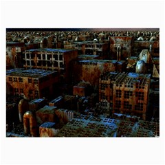 Building Ruins Old Industry Large Glasses Cloth (2-side) by Pakrebo