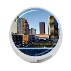 Columbus Skyline 4-port Usb Hub (two Sides) by Riverwoman