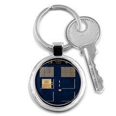 Tardis Poster Key Chains (round)  by Sudhe