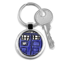 Tardis Painting Key Chains (round)  by Sudhe