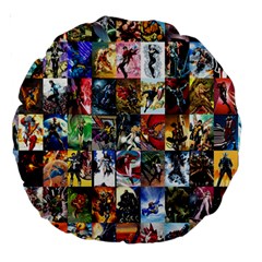 Comic Book Images Large 18  Premium Round Cushions by Sudhe