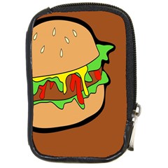 Burger Double Compact Camera Leather Case by Sudhe