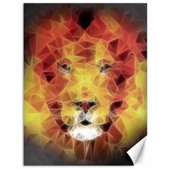 Fractal Lion Canvas 36  X 48  by Sudhe