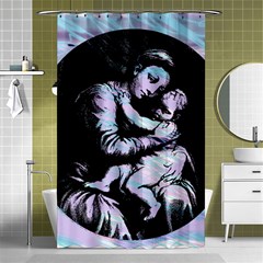 Mother Mary Shower Curtain 48  X 72  (small)  by snowwhitegirl