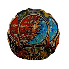 Grateful Dead Rock Band Standard 15  Premium Flano Round Cushions by Sudhe