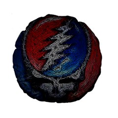 Grateful Dead Logo Standard 15  Premium Round Cushions by Sudhe