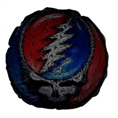 Grateful Dead Logo Large 18  Premium Round Cushions by Sudhe