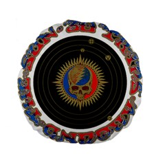 The Grateful Dead Standard 15  Premium Flano Round Cushions by Sudhe