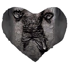 Han Solo Large 19  Premium Heart Shape Cushions by Sudhe