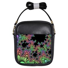 Fractal Art Digital Art Artwork Girls Sling Bag by Pakrebo