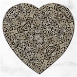 Cyber Punk Pattern Design Jigsaw Puzzle (Heart) Front