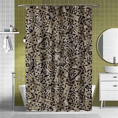 Cyber Punk Pattern Design Shower Curtain 48  X 72  (small)  by dflcprintsclothing