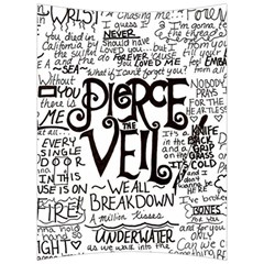 Pierce The Veil Music Band Group Fabric Art Cloth Poster Back Support Cushion by Sudhe