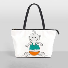 Baby Cute Child Birth Happy Classic Shoulder Handbag by Sudhe