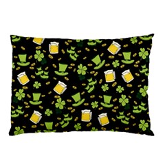 St Patricks Day Pattern Pillow Case by Valentinaart