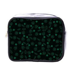 St Patricks Day Pattern Mini Toiletries Bag (one Side) by Valentinaart