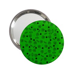 St Patricks Day Pattern 2 25  Handbag Mirrors by Valentinaart